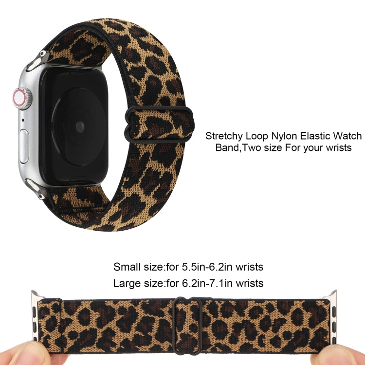 Ethnic Style Buckle Watch Band For Apple Watch Ultra 49mm&Watch Ultra 2 49mm / Series 9&8&7 45mm / SE 3&SE 2&6&SE&5&4 44mm / 3&2&1 42mm(Brown Leopard) by buy2fix