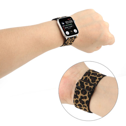 Ethnic Style Buckle Watch Band For Apple Watch Ultra 49mm&Watch Ultra 2 49mm / Series 9&8&7 45mm / SE 3&SE 2&6&SE&5&4 44mm / 3&2&1 42mm(Brown Leopard) by buy2fix