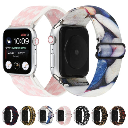 Ethnic Style Buckle Watch Band For Apple Watch Ultra 49mm&Watch Ultra 2 49mm / Series 9&8&7 45mm / SE 3&SE 2&6&SE&5&4 44mm / 3&2&1 42mm(Brown Leopard) by buy2fix