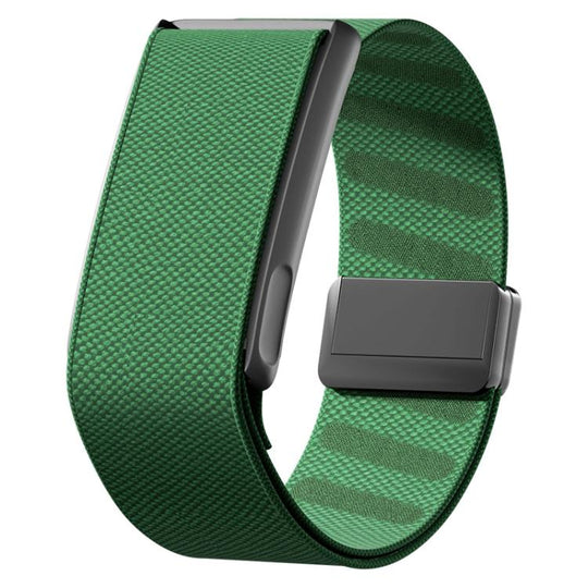 For WHOOP 5.0 Regular Metal Frame Integrated Magnetic Clasp Nylon Watch Band(Grass Green)