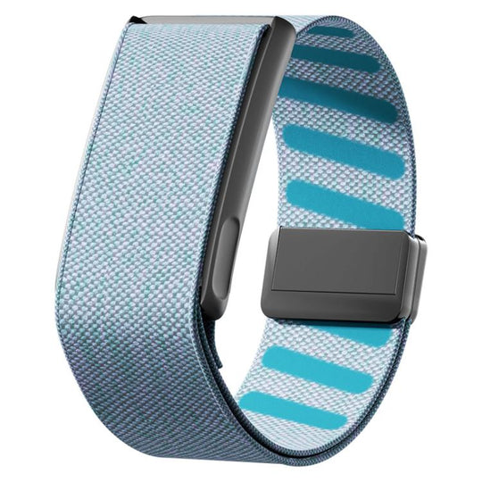 For WHOOP 5.0 Regular Metal Frame Integrated Magnetic Clasp Nylon Watch Band(Diamond Blue)