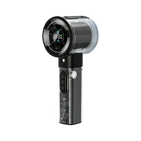 F3 High-speed Handheld Cooling Mini Fan with Stepless Speed Control(Black)