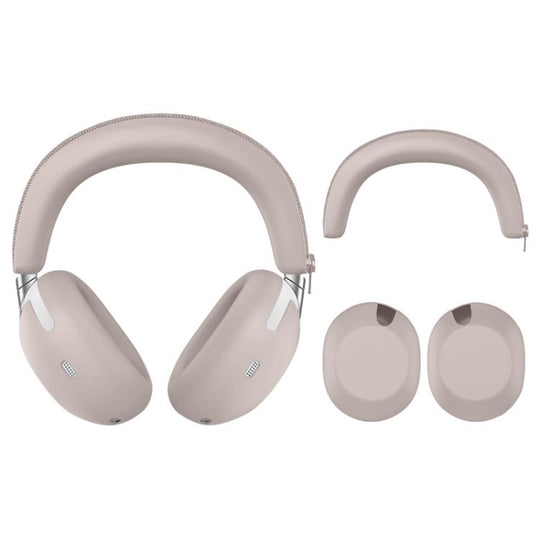 For Sony WH-1000XX Soft Silicone Over-Ear Headset Protective Case(Rose Grey)