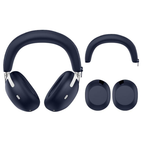 For Sony WH-1000XX Soft Silicone Over-Ear Headset Protective Case(Dark Blue)