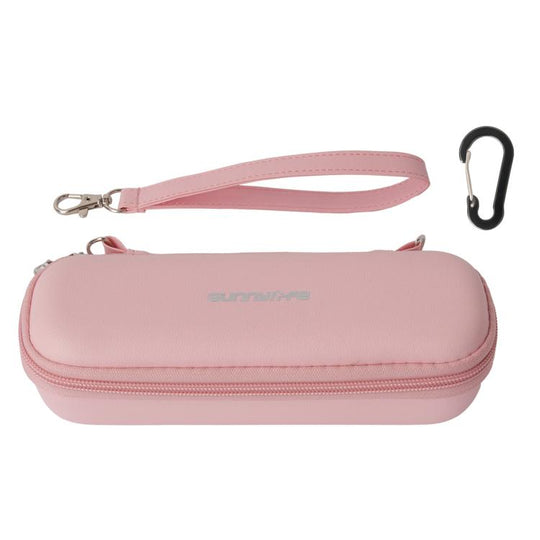 For Insta360 Luna Ultra Sunnylife Colorful Protective Organizer Standard Combo Bag(Cherry Pink)