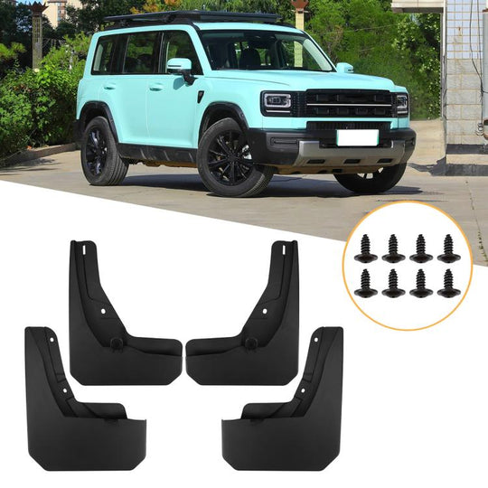 For GreatWall Haval Menglong New Energy 2026  4pcs/Set Car Wheel Splash Flaps Fender Guard