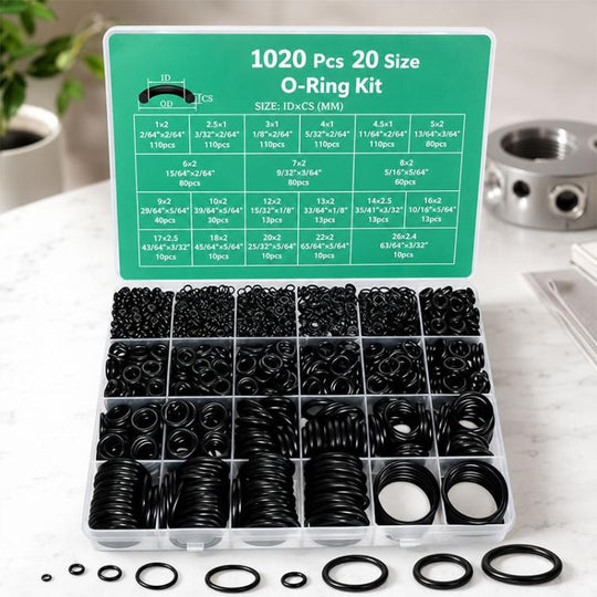 O-shaped Nitrile Fixing Rubber Ring Tool Kit(1020 pcs)