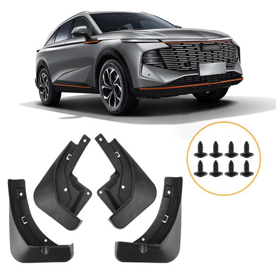 For GreatWall Haval F7 2024 4pcs/Set Car Wheel Splash Flaps Fender Guard