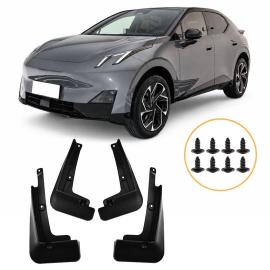 For Geely LYNK & CO Z20 2025 4pcs/Set Car Wheel Splash Flaps Fender Guard