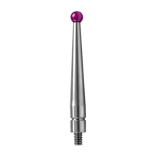 Threaded Ball Lever Dial Indicator Probe, Style:Ruby