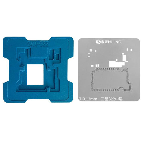 MIJING Z23 Middle-Level Tin-Planting BGA Reballing Platform Set For Galaxy S22 5G