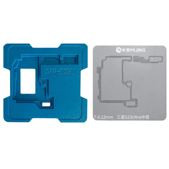 MIJING Z23 Middle-Level Tin-Planting BGA Reballing Platform Set For Galaxy S23 Ultra 5G