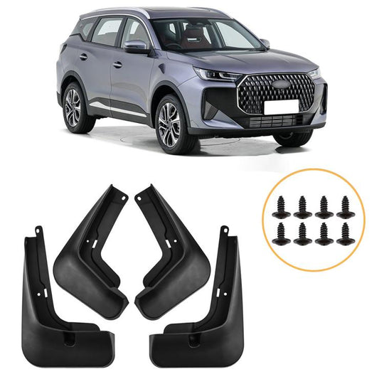 For Chery Tiggo 7L PLUS 2025 4pcs/Set Car Wheel Splash Flaps Fender Guard