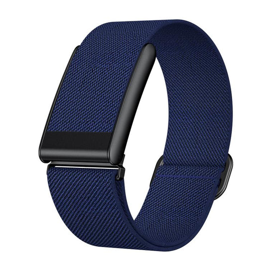 For WHOOP 5.0 Regular Slide Clasp Elastic Nylon Watch Band(Blue)