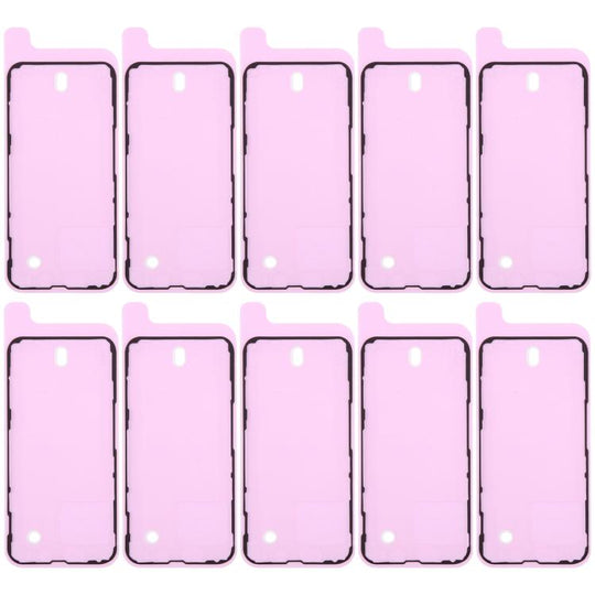 For iPhone 13 mini 10pcs OEM LCD Frame Bezel Waterproof Adhesive Gasket, Airtightness Test Compatible