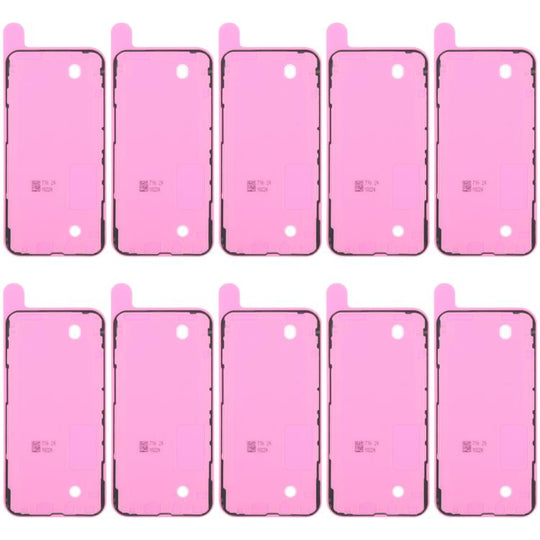 For iPhone 13 Pro 10pcs OEM LCD Frame Bezel Waterproof Adhesive Gasket, Airtightness Test Compatible