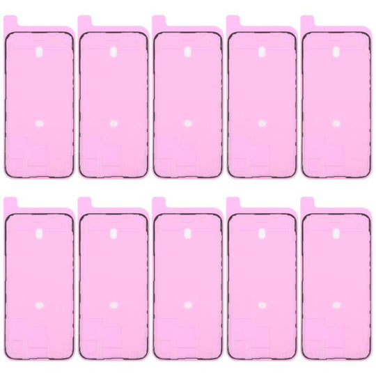 For iPhone 15 Pro Max 10pcs OEM LCD Frame Bezel Waterproof Adhesive Gasket, Airtightness Test Compatible