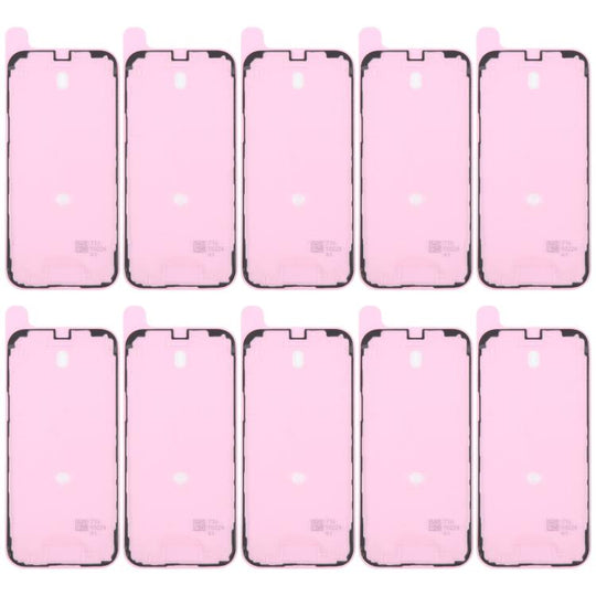 For iPhone Air 10pcs OEM LCD Frame Bezel Waterproof Adhesive Gasket, Airtightness Test Compatible