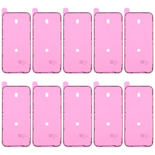 For iPhone 17 Pro Max 10pcs OEM LCD Frame Bezel Waterproof Adhesive Gasket, Airtightness Test Compatible