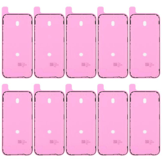 For iPhone 17 Pro 10pcs OEM LCD Frame Bezel Waterproof Adhesive Gasket, Airtightness Test Compatible