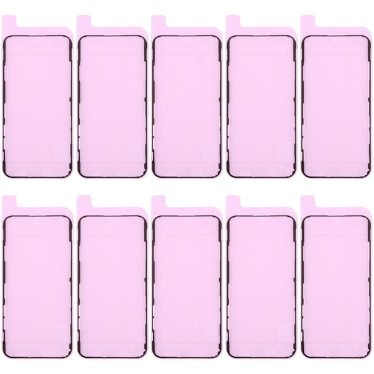 For iPhone XS 10pcs OEM LCD Frame Bezel Waterproof Adhesive Gasket, Airtightness Test Compatible