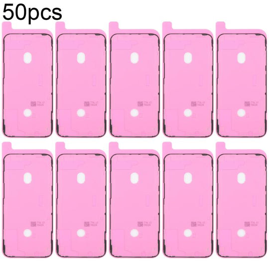 For iPhone 12 Pro Max 50pcs OEM LCD Frame Bezel Waterproof Adhesive Gasket, Airtightness Test Compatible