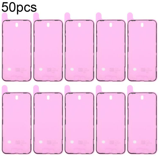 For iPhone 14 Plus 50pcs OEM LCD Frame Bezel Waterproof Adhesive Gasket, Airtightness Test Compatible