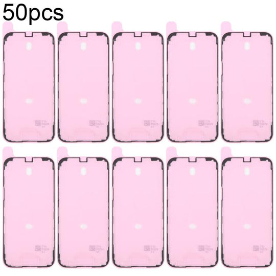 For iPhone Air 50pcs OEM LCD Frame Bezel Waterproof Adhesive Gasket, Airtightness Test Compatible