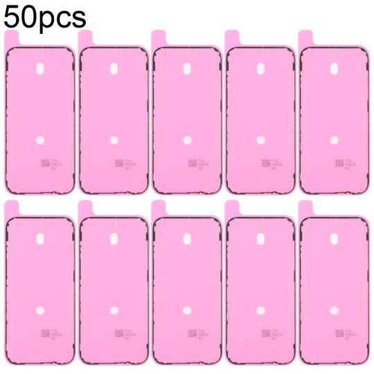 For iPhone 17 Pro 50pcs OEM LCD Frame Bezel Waterproof Adhesive Gasket, Airtightness Test Compatible