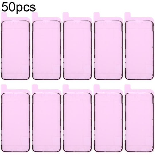 For iPhone XS 50pcs OEM LCD Frame Bezel Waterproof Adhesive Gasket, Airtightness Test Compatible