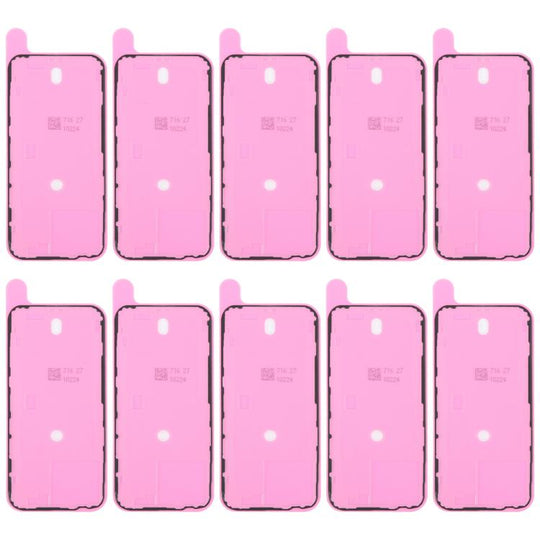 For iPhone 15 10pcs OEM Back Housing Cover Adhesive, Airtightness Test Compatible