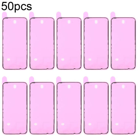For iPhone 14 Plus 50pcs OEM Back Housing Cover Adhesive, Airtightness Test Compatible
