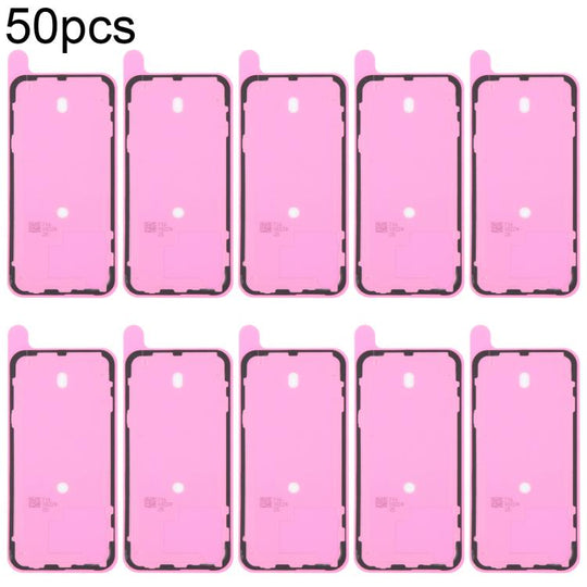 For iPhone 15 Pro Max 50pcs OEM Back Housing Cover Adhesive, Airtightness Test Compatible