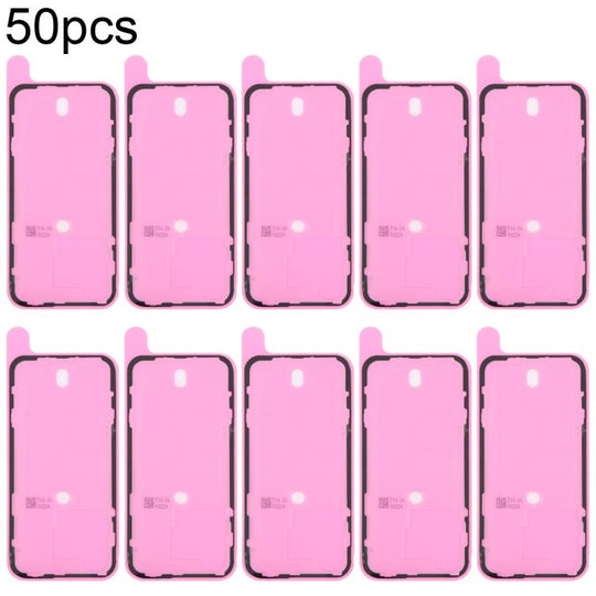 For iPhone 15 Pro 50pcs OEM Back Housing Cover Adhesive, Airtightness Test Compatible
