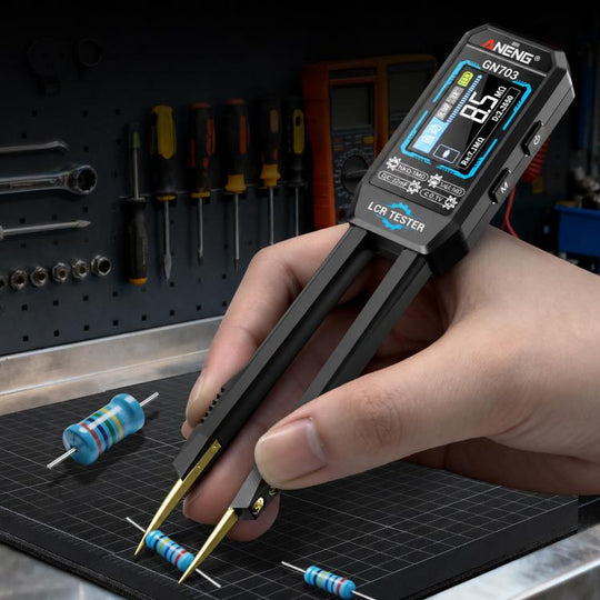 ANENG GN703 Tweezers Type LCR Digital Measuring Instrument(Black)