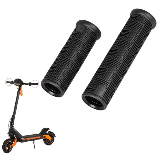 For Kukirin G2 / G3 / G4 One Pair Electric Scooter Handlebar Silicone Protective Cover(Black)