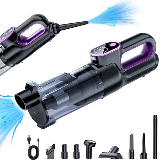 SUITU Smart Brushless Handheld Car Vacuum Cleaner, Type:Standard Version(Black Purple)