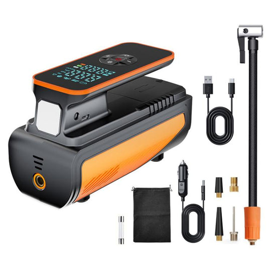 SUITU ST-5554C Car Dual-screen Wireless Tire Inflatable Pump Electric Air Tire Inflator(Black Orange)