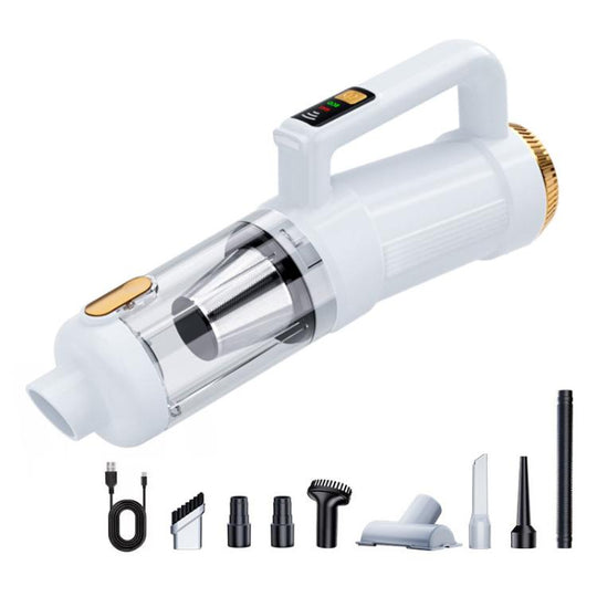 SUITU ST-132 Plus Max Handheld Blow Suction Combo Vacuum Cleaner, Type:2000mAh x 3(White)