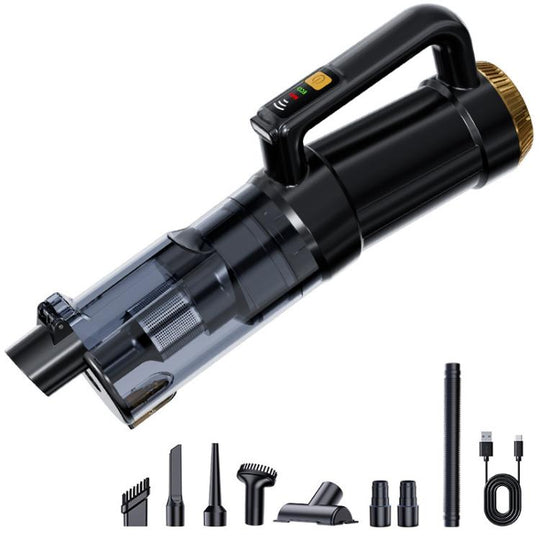 SUITU ST-132 Plus Max Handheld Blow Suction Combo Vacuum Cleaner, Type:2500mAh x 3(Black Gold)