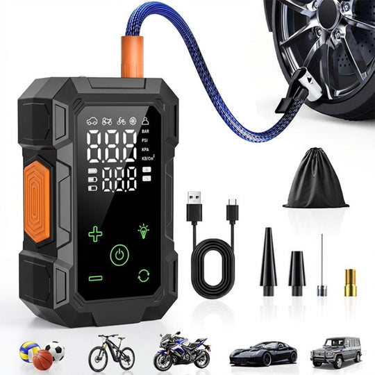 SUITU ZY-005B Car Dual-screen Wireless Tire Inflatable Pump Electric Air Tire Inflator(Black)