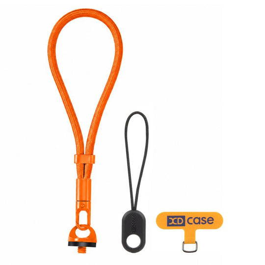 XDcase 4-in-1 Set Camera Wrist Strap Phone Lanyard for DJI, Insta360, GoPro and Other Action Cameras(Orange)