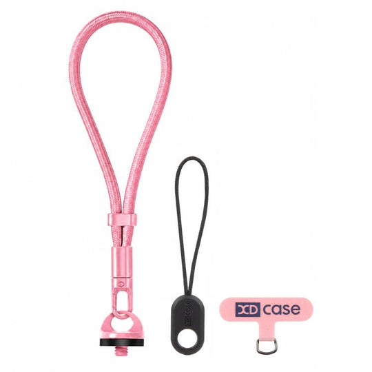 XDcase 4-in-1 Set Camera Wrist Strap Phone Lanyard for DJI, Insta360, GoPro and Other Action Cameras(Pink)