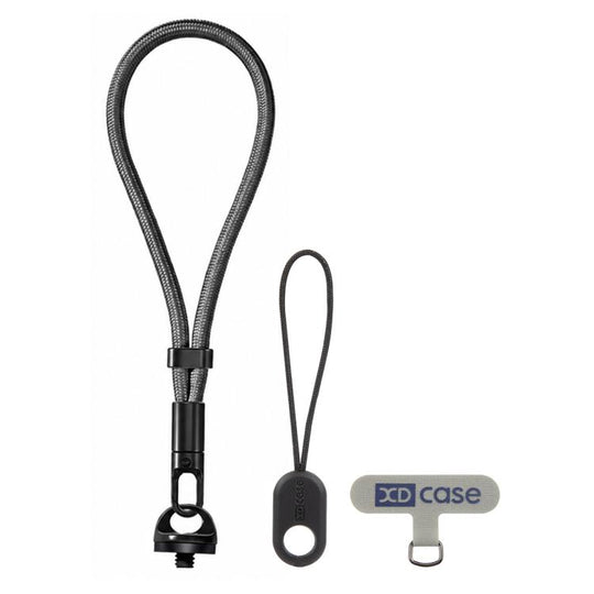 XDcase 4-in-1 Set Camera Wrist Strap Phone Lanyard for DJI, Insta360, GoPro and Other Action Cameras(Grey)
