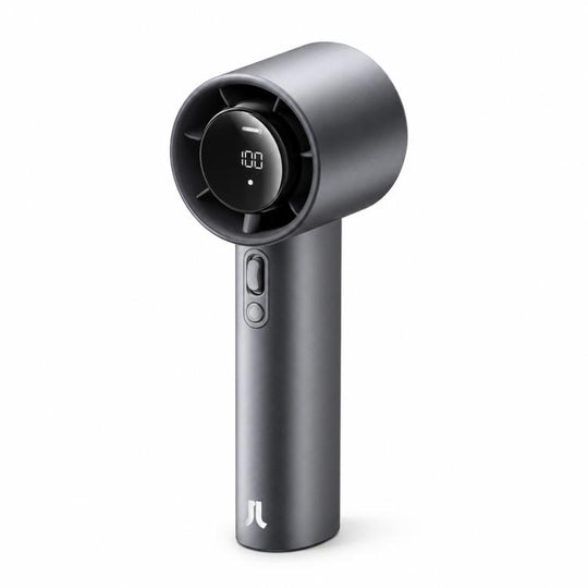 JisuLife Pro1S High-Speed Turbo Handheld Fan with Long Battery Life, Battery Capacity:5000mAh(Grey)