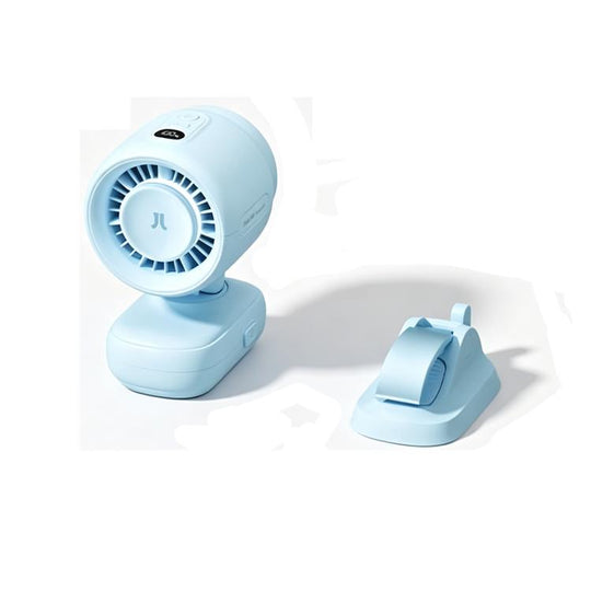 JisuLife Portable Oscillating Outdoor Fan for Strollers, Model:Life4 Clip Mini(Blue)
