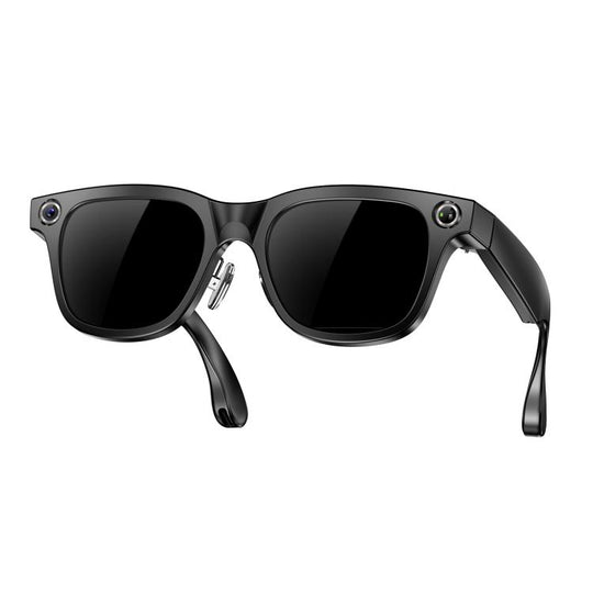 W660 Smart AI Glasses with 20MP HD Camera, BT Call, Video Recording, WiFi Transmission, Al Smart Voice Assistant, Type:Sunglasses(Black)