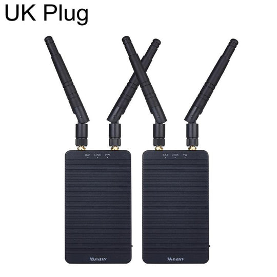 Measy T1850 Cinematic-grade Wireless HDMI Video Transmission System, Plug Type:UK Plug(Black)