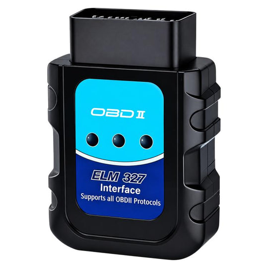ELM 327 Car Engine Fault Diagnostic Tool, Bluetooth OBD2 Fault Detection Adapter(Blue)