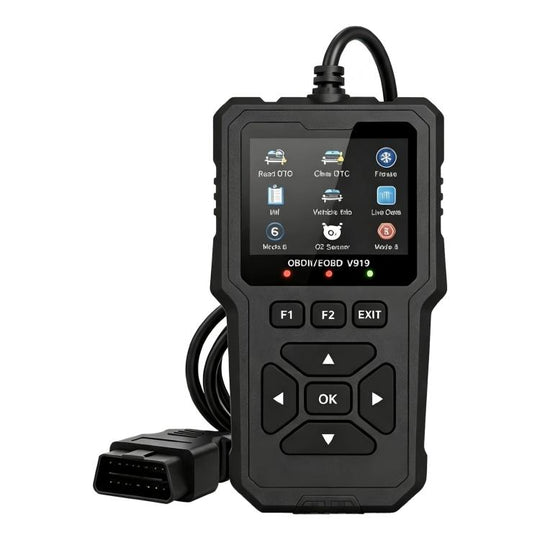 V919 Car Fault Diagnostic Scanner OBD2 Auto Code Reader(Black)